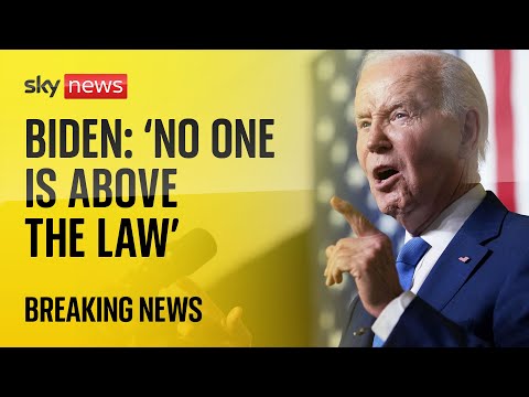 Trump verdict: ‘No one is above the law’ says Biden camp