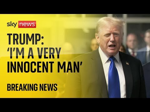 ‘I’m a very innocent man,’ Donald Trump says after being found guilty in hush money case