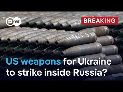US President Joe Biden allows Ukraine to use some US weapons to strike inside Russia | DW News