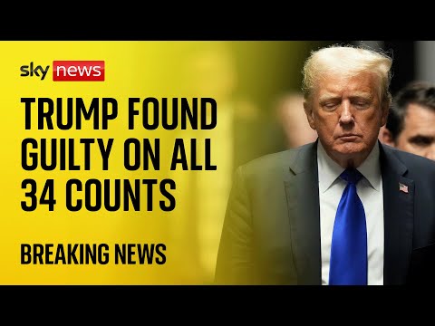 Live: Trump found guilty in hush money case – becoming first ex-president to be criminally convicted