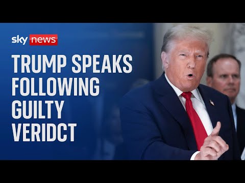 Watch live: Donald Trump news conference after being found guilty in hush money case