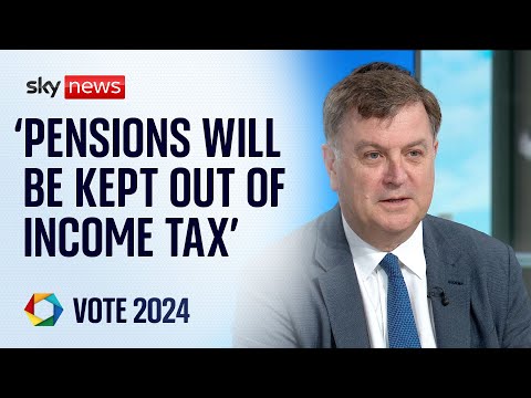 Tories ‘will make sure pensions are kept out of income tax’, Mel Stride says