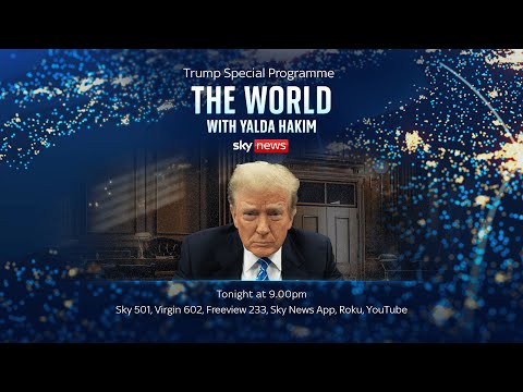 The World with Yalda Hakim live from New York | Special programme on the Trump trial