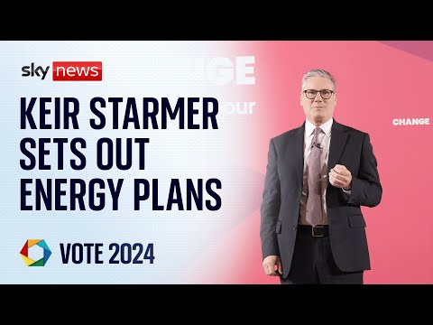 Sir Keir Starmer delivers speech in Scotland on Great British Energy plan
