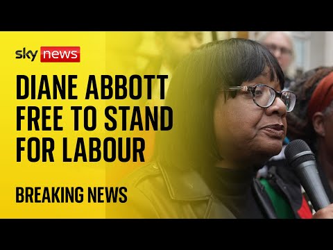 BREAKING: Diane Abbott free to stand as Labour candidate | Vote 2024