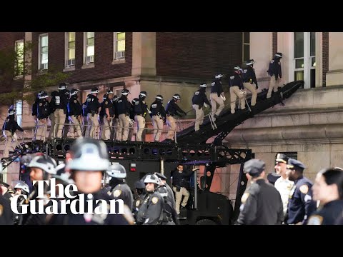 New York police enter Columbia University to break up pro-Palestinian protest