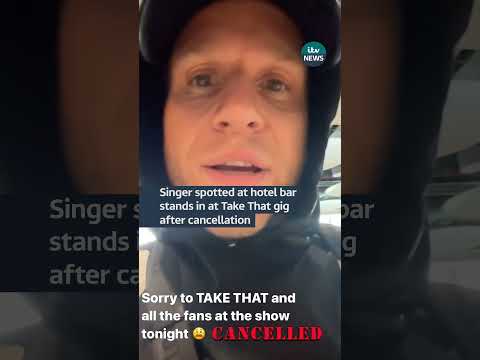Daniel Rooney got the opportunity of a lifetime thanks to a cancelled flight  #itvnews #takethat