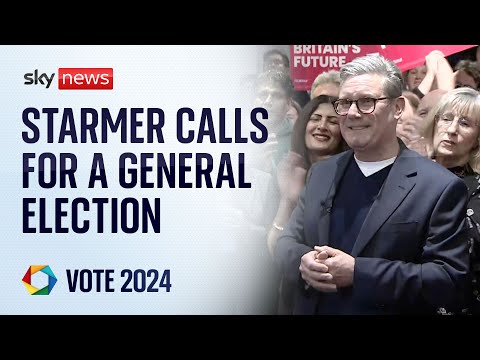 Sir Keir Starmer calls on Rishi Sunak to call an election ‘as soon as possible’