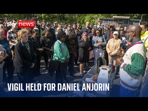 Daniel Anjorin: Vigil held for Hainault attack victim