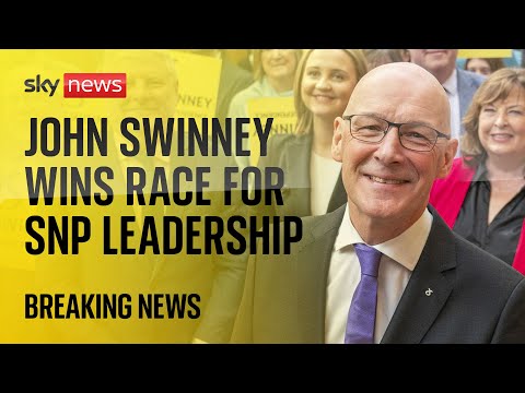 BREAKING: John Swinney wins SNP leadership contest and is set to become Scottish first minister