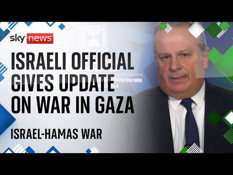 Watch Live: Israeli Government Spokesperson David Mencer gives an update on the war in Gaza