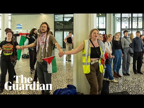 Belgian students occupy Ghent University building in Gaza protest