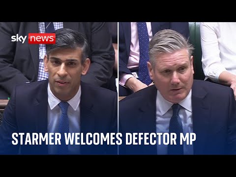 PMQs: Tory MP’s defection shows Sunak has ‘utterly failed’ , says Labour leader Sir Keir Starmer