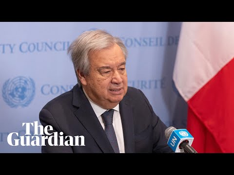 UN chief António Guterres speaks on situation in Gaza – watch live