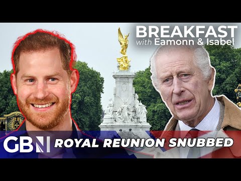 Prince Harry ‘really is the SPARE’: King plays into ‘VICTIM narrative’ with royal reunion snub