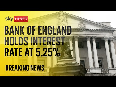 Bank of England holds interest rate at 5.25%