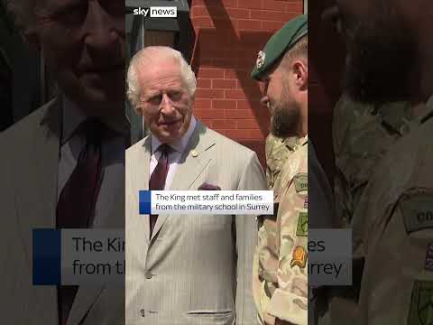 King Charles jokes he is glad to be ‘let out of my cage’