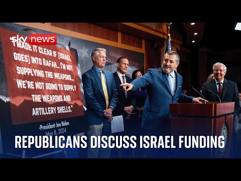 Senate Republicans speak about resolution condemning restrictions on weapons for Israel