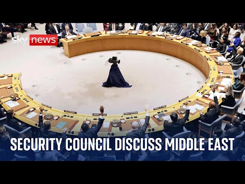 Watch live: UN Security Council meeting discussing situation in Middle East