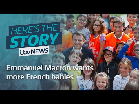Macron announces plan to address France’s dwindling birth rate
