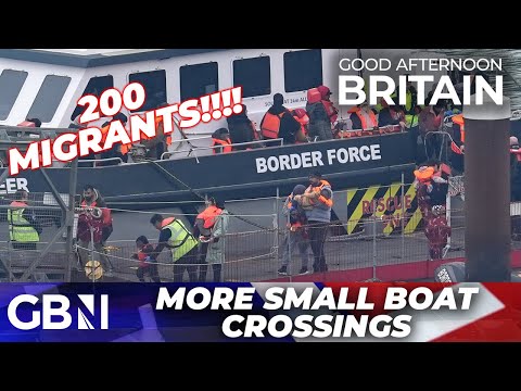 Migrant crisis CONTINUES as small boats carrying 200 PASSENGERS cross English Channel