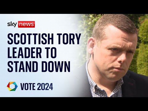 Scottish Tory leader Douglas Ross to resign after general election