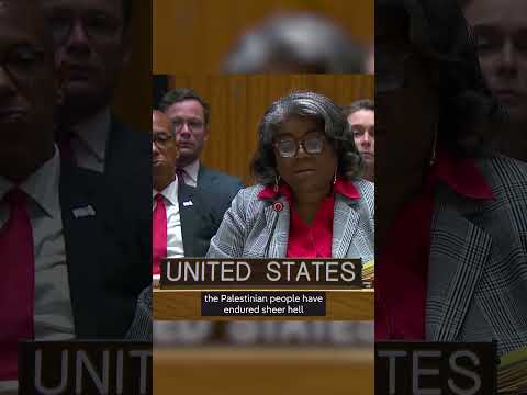 Linda homas-Greenfield: “Colleagues, today we voted for peace.” | DW News