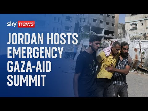 Watch live: Jordan hosts summit on providing aid to Gaza