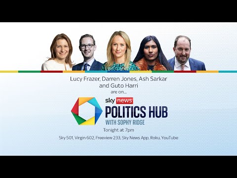 Politics Hub with Sophy Ridge: Reform Party move within point of Tories in new poll