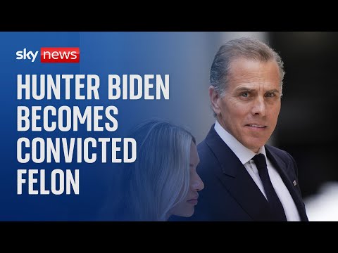 Hunter Biden becomes first sitting US president’s son to be convicted of crime