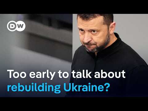 Why is Zelenskyy being criticized for his rebuilding efforts? | DW News