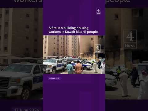 41 dead in Kuwait fire