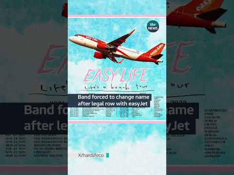 Easy Life’s name was too similar to easyJet according to the airline #itvnews  #easylife #music