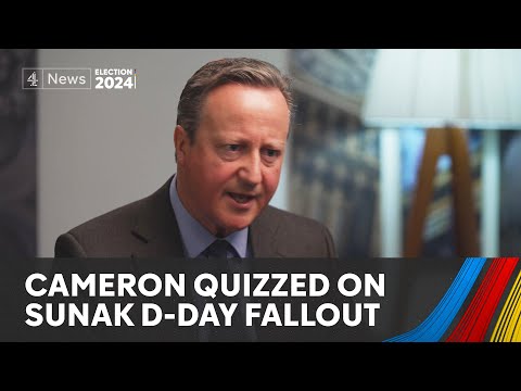 ‘Sunak got D-day early exit decision wrong but fessed up straight away’ – David Cameron