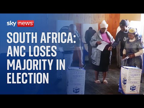 South Africa: ANC loses parliamentary majority