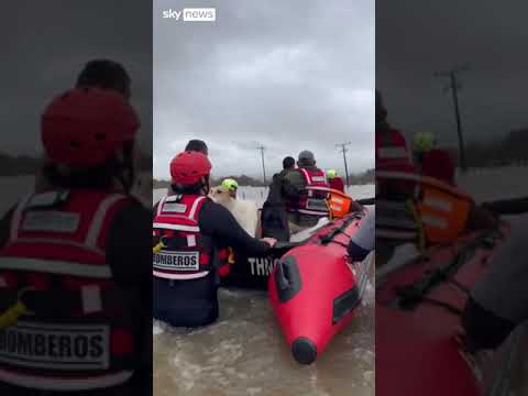 Residents evacuated after severe flooding in Chile