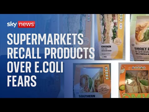 E.coli: Dozens of supermarket sandwiches, wraps & salads recalled