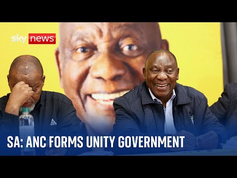 South Africa’s ANC reaches deal with opposition to form unity government