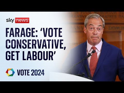 Farage demands to be involved in leaders’ debate as Reform overtake Tories in poll