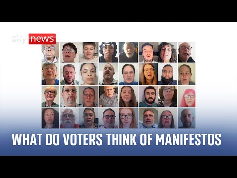General Election 2024: What do voters think of the party manifestos?