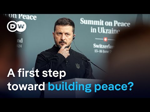 Ukraine peace summit gets underway with over 90 countries | DW News