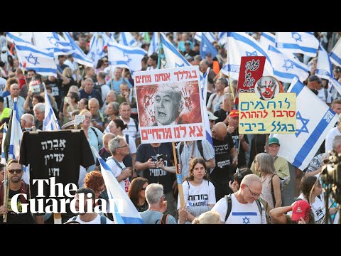 Israeli protesters rally in Jerusalem against Benjamin Netanyahu’s government