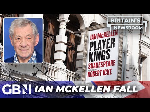 ‘Help me, help me!’: Sir Ian McKellen SCREAMS in agony after falling off stage during performance