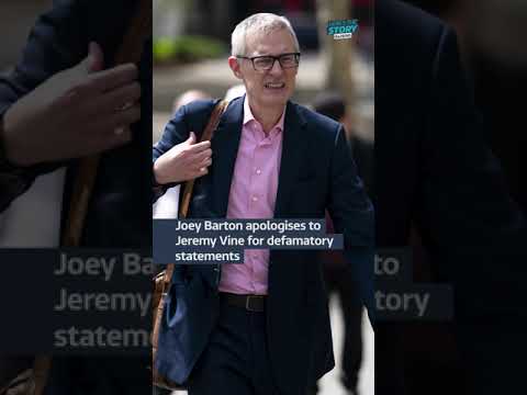 Joey Barton apologises to Jeremy Vine for defamatory statements #joeybarton #jeremyvine