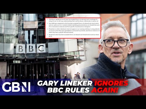 Gary Lineker appears to FLOUT BBC rules live on TV again during England vs Serbia coverage
