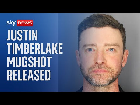 Justin Timberlake’s mugshot released after his arrest