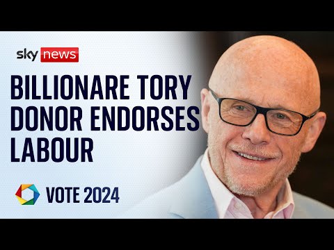 Billionaire Tory donor John Caudwell endorses Labour for first time
