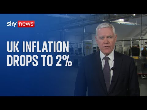 Major moment as inflation falls to 2% target after three-year battle