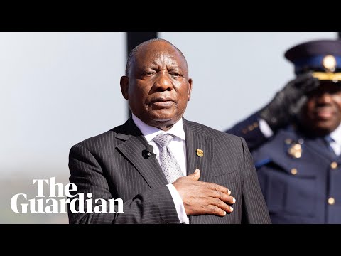 Ramaphosa warns of polarisation and inequality as he’s sworn in as South Africa’s president