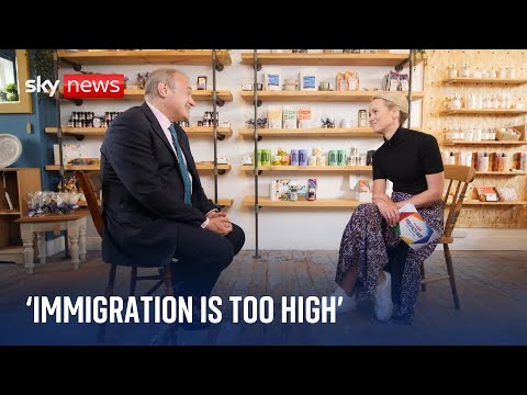 Leader interviews: Sir Ed Davey says immigration is ‘too high’ | Politics Hub